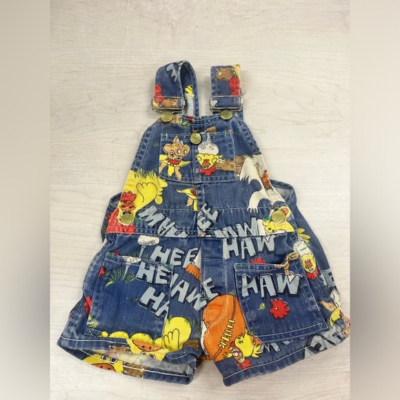 Vintage Liberty hee haw overalls size 6/9 - Picture 2 of 4